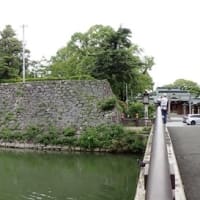八代城 肥後　本丸周囲の高い石垣と幅広の堀を堪能　東海古城研究会の見学会に参加