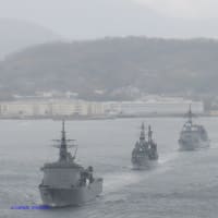 【G3X撮影速報】練習艦隊江田島出航二〇二五【5】練習艦隊単縦陣(2025-03-14)
