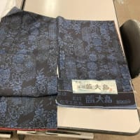 NHK文化センター柏日曜和裁教室日～暑さの為に袷の裏外しが多くなったかな…