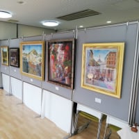 今中利信展　多くのご来場者がありました。残すところあと3日です。