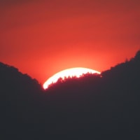 二上山の日の出～北大伴　千早川４　２０２５．７