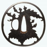 【送料無料】瓢箪文鐔 宮本武蔵 鍔 文鎮【匿名配送】 瓢箪鯰図鐔 宮本武蔵 - 鐔鑑賞記 by Zenzai