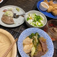 晩飯です。