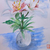 スケッチ植物水彩画