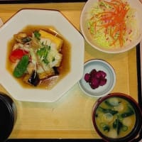 スズキと豆腐の揚げ浸し定食・レストラン樹林本日のランチ