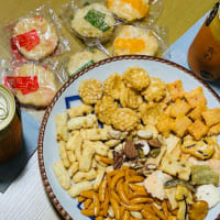 チートデイ→「あられ」と、初購入ビール「アサヒ食彩」でかんぱ〜い(o^^o)