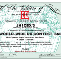 世界最大のCQ World Wide DXコンテスト初挑戦！