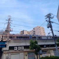 本日は大阪今宮戎上空地震雲。連日地震雲が出ているので、大きいのがきまっせ。