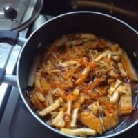 自家製切干大根で煮物を作りました