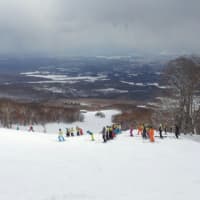 ４月だと言うのに雪が降りました。