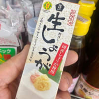 ムソーさんの、わさび、練りカラシ、生姜のチューブ