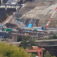 新丸工事中177　魅惑の赤,ワイヤーソー,土をみる!