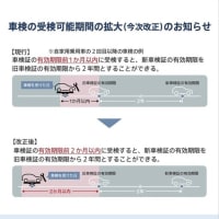 車検の受検可能期間の拡大のお知らせ ＠京都