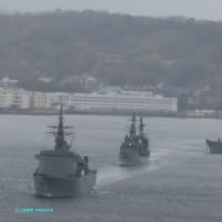 【G3X撮影速報】練習艦隊江田島出航二〇二五【5】練習艦隊単縦陣(2025-03-14)