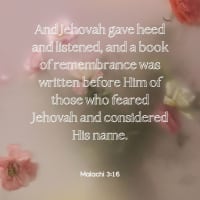 Malachi 3:16-17