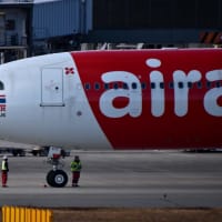 THAI AIRASIA X. HS- XTF. 機首にAIRBUS ETOPS の認定イニシャルが施されている‼️ETOPSルールとは❓