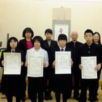 ファッション甲子園２０１３ポスター原画採用者表彰式（2月23日）