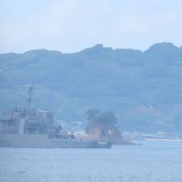 多用途支援艦が松山に寄港♪（7月13日）