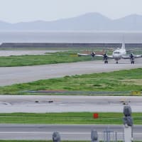 【拡散願います】宮古島からの帰路、軍民共用空港　那覇空港で撮る（20250528）