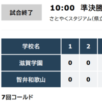 6//1 決勝戦は「智辯和歌山」対「東洋大姫路」 春季高校野球近畿大会 （速報）