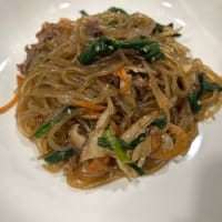海鮮ちゃんぽん　と　チャプチェ食べた日