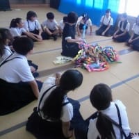 2025.7.9　平和の折り鶴の昇華再生（６年生）