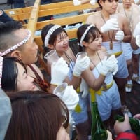 観てるだけでも寒かった裸わらじ神輿