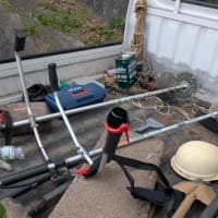 私は昨日に逃げてしまわずに、太陽光発電所の草刈りの仕事ができました！