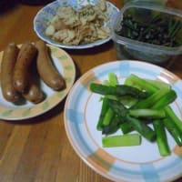 アルコールがすすんだ夕食