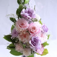 オーダー＊上品紫ピンクの仏花お供花