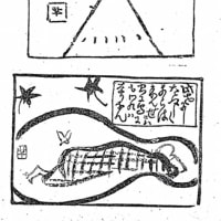 小川芋銭『草汁漫画』の「小春の午後」(短文)と「柿の秋」図