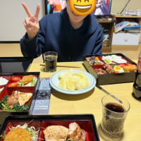 孫が大学へ受かったお祝いに我が家へ招きました