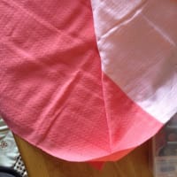 おくるみ制作中