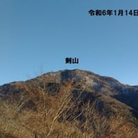  令和6年1月14日・剣山・見ノ越周辺は・・・