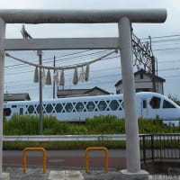 鳥居と電車