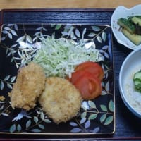 冷汁とコロッケ