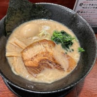 【三河島】 麺's club 酒池肉林 東京荒川「味玉魚介豚骨ラーメン(1050円)＋島海苔ご飯(350円)」