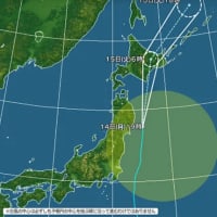 小笠原付近から北海道に向けて北進している台風５号＠2025