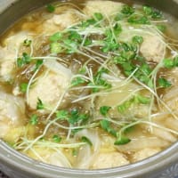 カツサンド＆鶏肉団子鍋