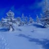 森吉山雪景色