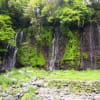静岡県　白糸の滝　音止めの滝