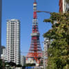 東京タワーと展望台からの風景