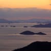 瀬戸の夕映え・火山　180130