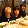 お泊まり保育１日目夕食 2014.08.22
