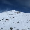 白馬岳（２９３２ｍ）⑥（大雪渓　スキーシール登攀～スキー滑降下山）　－猿倉－