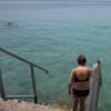 スプリットで海水浴＆魚