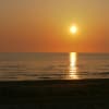 日本海の夕日