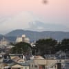 １月１４日（水）７時の富士山、湘南平、箱根