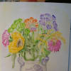 Water colour painting on a day