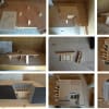 犬山城1/60骨組み模型